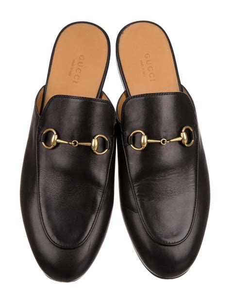 gucci princetown horsebit mule gold|Gucci princetown mules with fur.